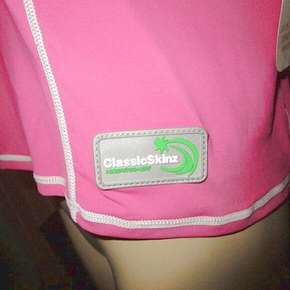 NWT Sun Protection Zone Rashguard Size L Swimsuit Top UPF Crop Short Sleeves - Picture 3 of 9